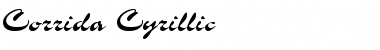 Download Corrida Font Download Corrida Font