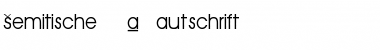 Download Semitische Lautschrift Font Download Semitische Lautschrift Font