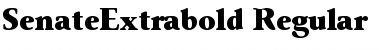 Download SenateExtrabold Font Download SenateExtrabold Font