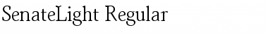 Download SenateLight Font Download SenateLight Font