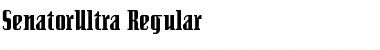 Download SenatorUltra Font Download SenatorUltra Font