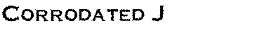 Download Corrodated J Font Download Corrodated J Font