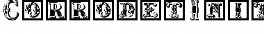 Download CorrodetInitials Font Download CorrodetInitials Font