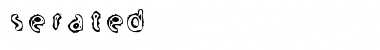 Download serated Font Download serated Font