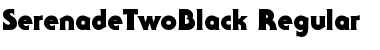 Download SerenadeTwoBlack Font Download SerenadeTwoBlack Font