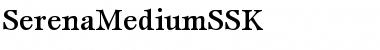 Download SerenaMediumSSK Font Download SerenaMediumSSK Font