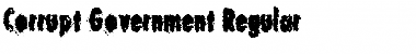 Download Corrupt Government Font Download Corrupt Government Font