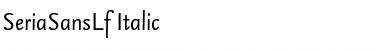 Download SeriaSansLf-Italic Font Download SeriaSansLf-Italic Font