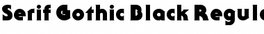 Download Serif Gothic Black Font Download Serif Gothic Black Font