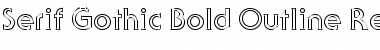 Download Serif Gothic Bold Outline Font Download Serif Gothic Bold Outline Font