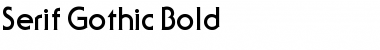 Download Serif Gothic Font Download Serif Gothic Font