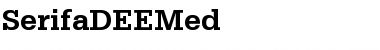 Download SerifaDEEMed Font Download SerifaDEEMed Font