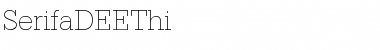 Download SerifaDEEThi Font Download SerifaDEEThi Font