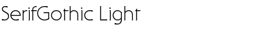 Download SerifGothic-Light Font Download SerifGothic-Light Font