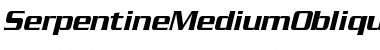 Download SerpentineMediumOblique Font Download SerpentineMediumOblique Font