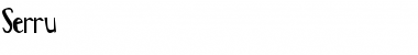 Download Serru Font Download Serru Font