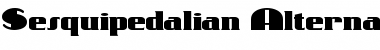 Download Sesquipedalian Alternates Font Download Sesquipedalian Alternates Font