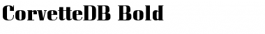 Download CorvetteDB Font Download CorvetteDB Font