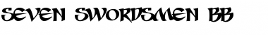 Download Seven Swordsmen BB Font Download Seven Swordsmen BB Font