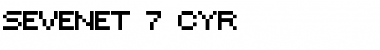 Download Sevenet 7 Cyr Font Download Sevenet 7 Cyr Font