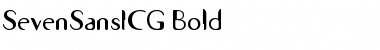 Download SevenSansICG Font Download SevenSansICG Font