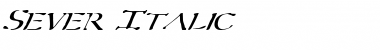 Download Sever Italic Font Download Sever Italic Font