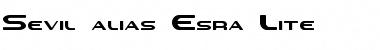 Download Sevil alias Esra Lite Font Download Sevil alias Esra Lite Font