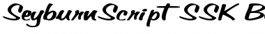 Download SeyburnScriptSSK Font Download SeyburnScriptSSK Font