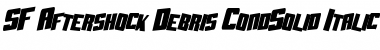 Download SF Aftershock Debris CondSolid Font Download SF Aftershock Debris CondSolid Font