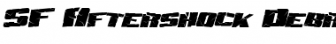 Download SF Aftershock Debris Font Download SF Aftershock Debris Font