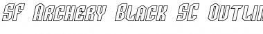 Download SF Archery Black SC Outline Font Download SF Archery Black SC Outline Font