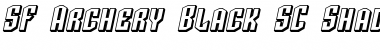 Download SF Archery Black SC Shaded Font Download SF Archery Black SC Shaded Font