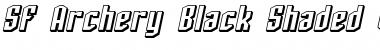 Download SF Archery Black Shaded Font Download SF Archery Black Shaded Font