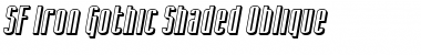 Download SF Iron Gothic Shaded Font Download SF Iron Gothic Shaded Font