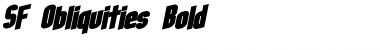 Download SF Obliquities Font Download SF Obliquities Font