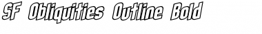 Download SF Obliquities Outline Font Download SF Obliquities Outline Font