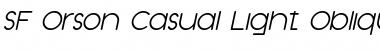 Download SF Orson Casual Light Font Download SF Orson Casual Light Font