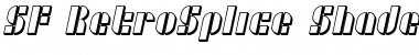 Download SF RetroSplice Shaded Font Download SF RetroSplice Shaded Font