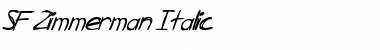 Download SF Zimmerman Font Download SF Zimmerman Font