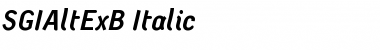 Download SGIAltExB Font Download SGIAltExB Font