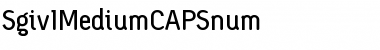 Download Sgiv1MediumCAPSnum Font Download Sgiv1MediumCAPSnum Font