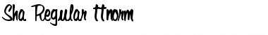 Download Sha Font Download Sha Font