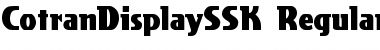 Download CotranDisplaySSK Font Download CotranDisplaySSK Font