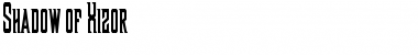 Download Shadow of Xizor Font Download Shadow of Xizor Font
