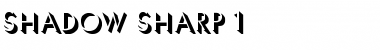 Download Shadow Sharp 1 Font Download Shadow Sharp 1 Font