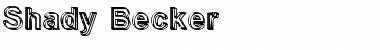 Download Shady Becker Font Download Shady Becker Font