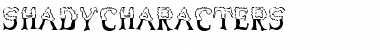 Download ShadyCharacters Font Download ShadyCharacters Font