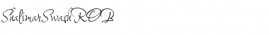 Download ShalimarSwashROB Font Download ShalimarSwashROB Font