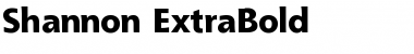 Download Shannon-ExtraBold Font Download Shannon-ExtraBold Font