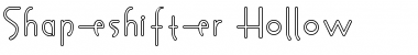 Download Shapeshifter Hollow Font Download Shapeshifter Hollow Font